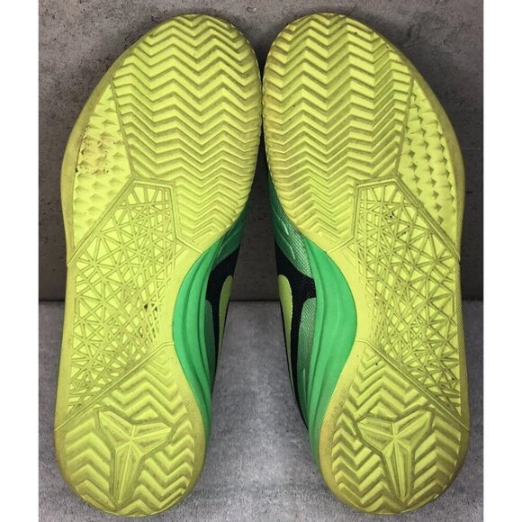 Nike KB Mentality Kobe Bryant Black/Volt/Poison Green Men’s Size 10 704942-001 - Picture 8 of 10